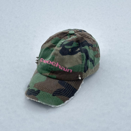 camo cap with spikes