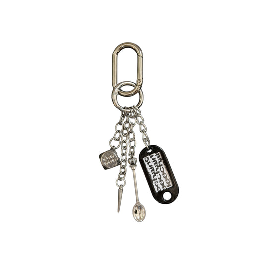 Chrome dice charm
