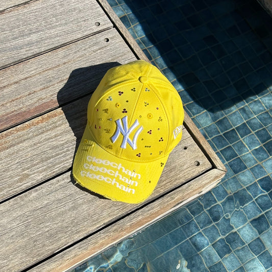 yellow cap